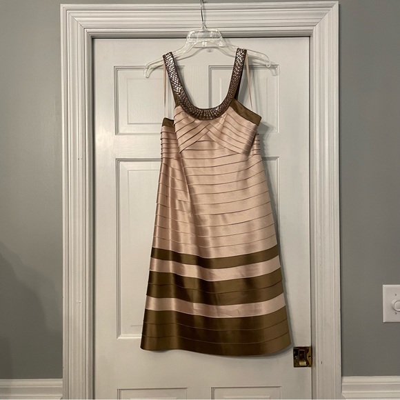 BCBGMaxAzria Beaded Tiered Dress - Picture 2 of 4